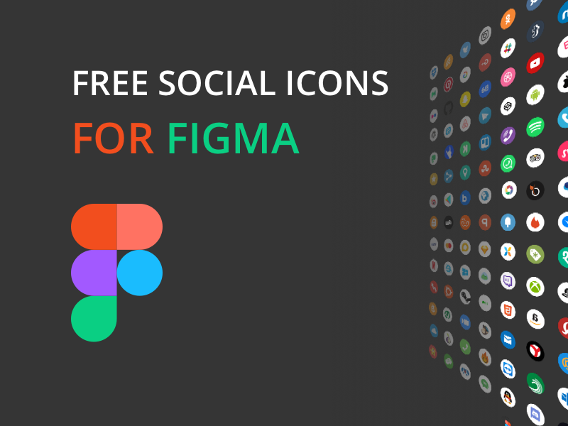 Free social Icons for Figma