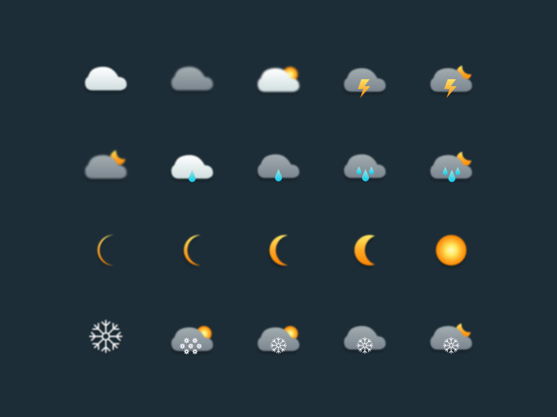 Free Weather Icons