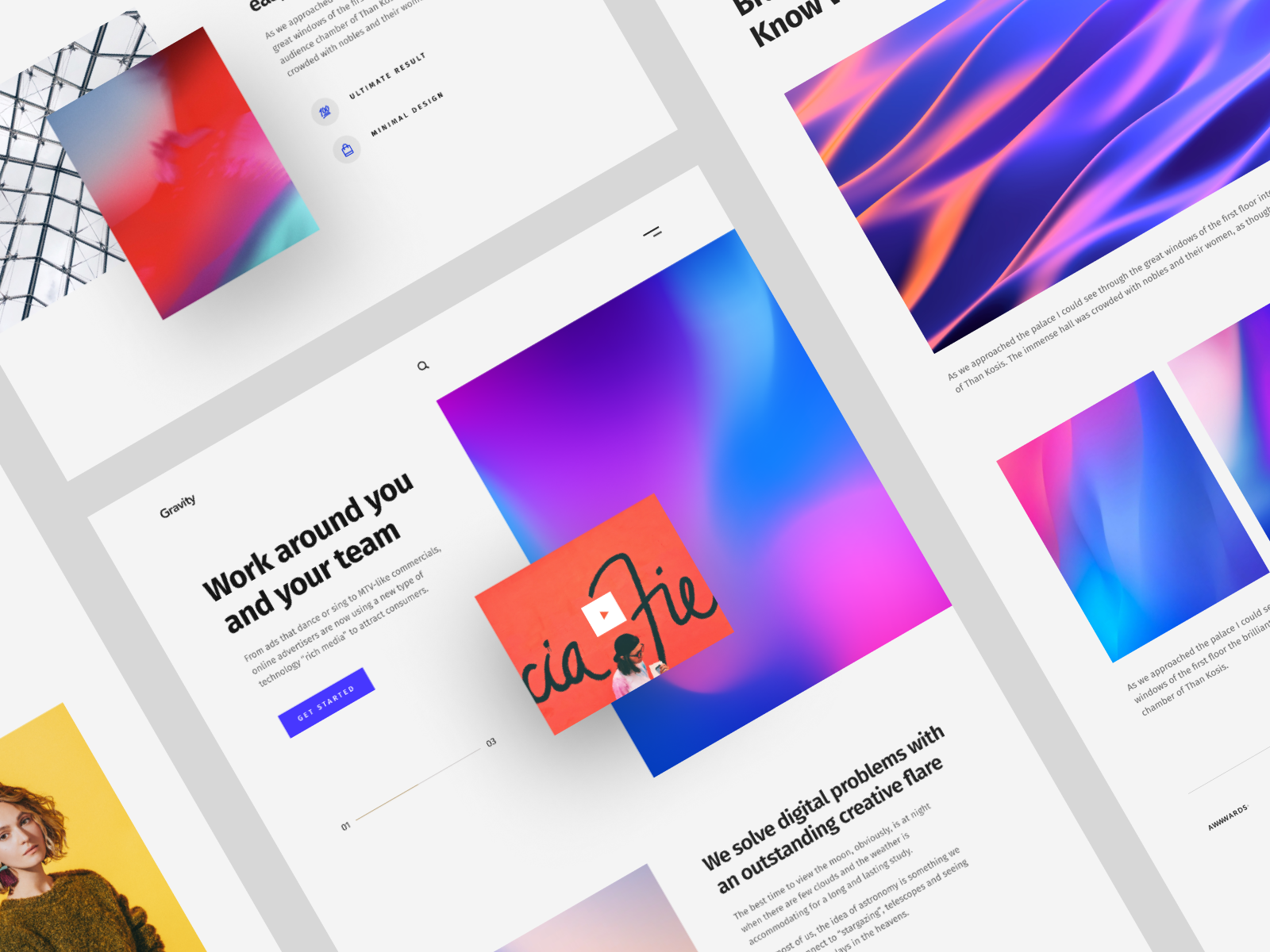 Gravity Agency Portfolio Template