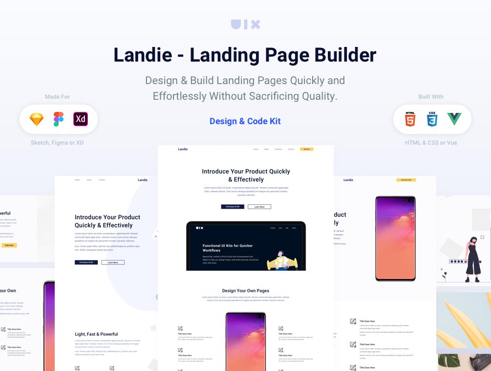 Figma landing page