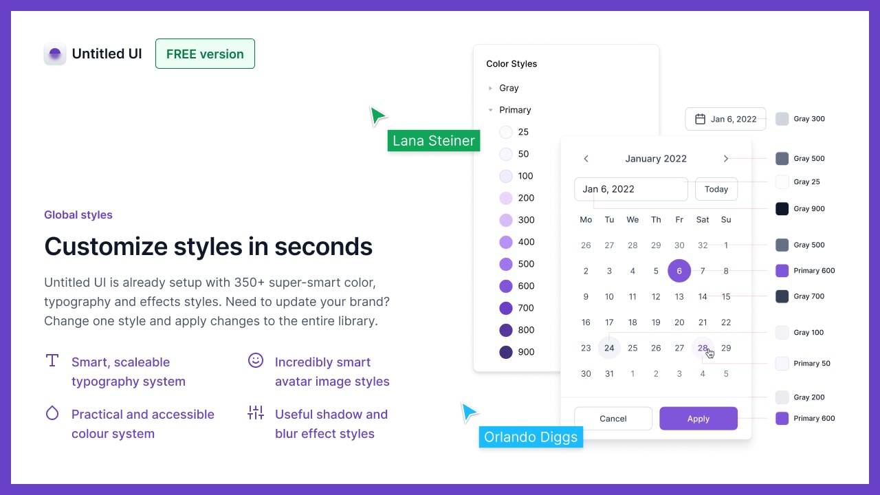 Figma Component Library