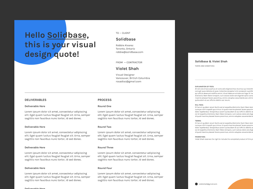 Figma Freelance Contract Template