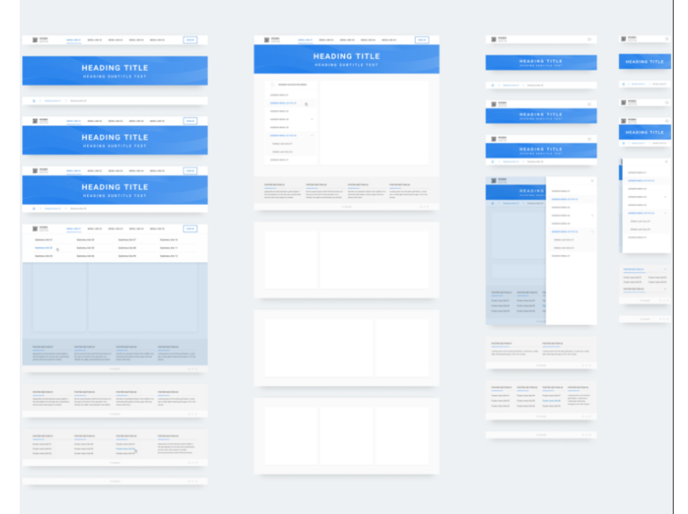 Figma Responsive Web Components Library